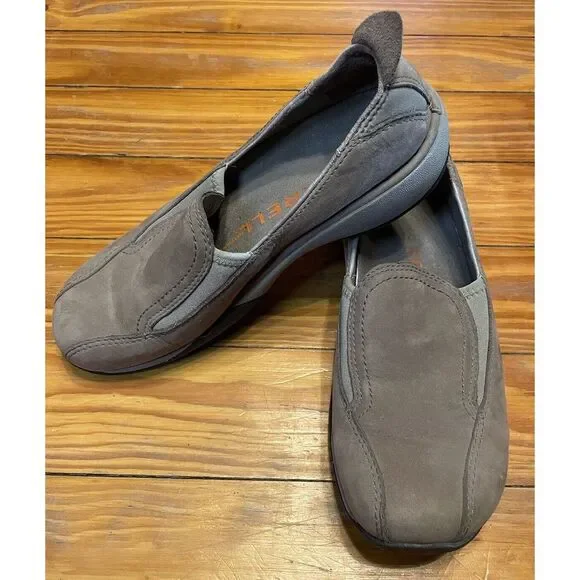 Merrell Primo Moc II Suede Taupe Nubuck Moccasins Size 6 - Picture 1 of 11
